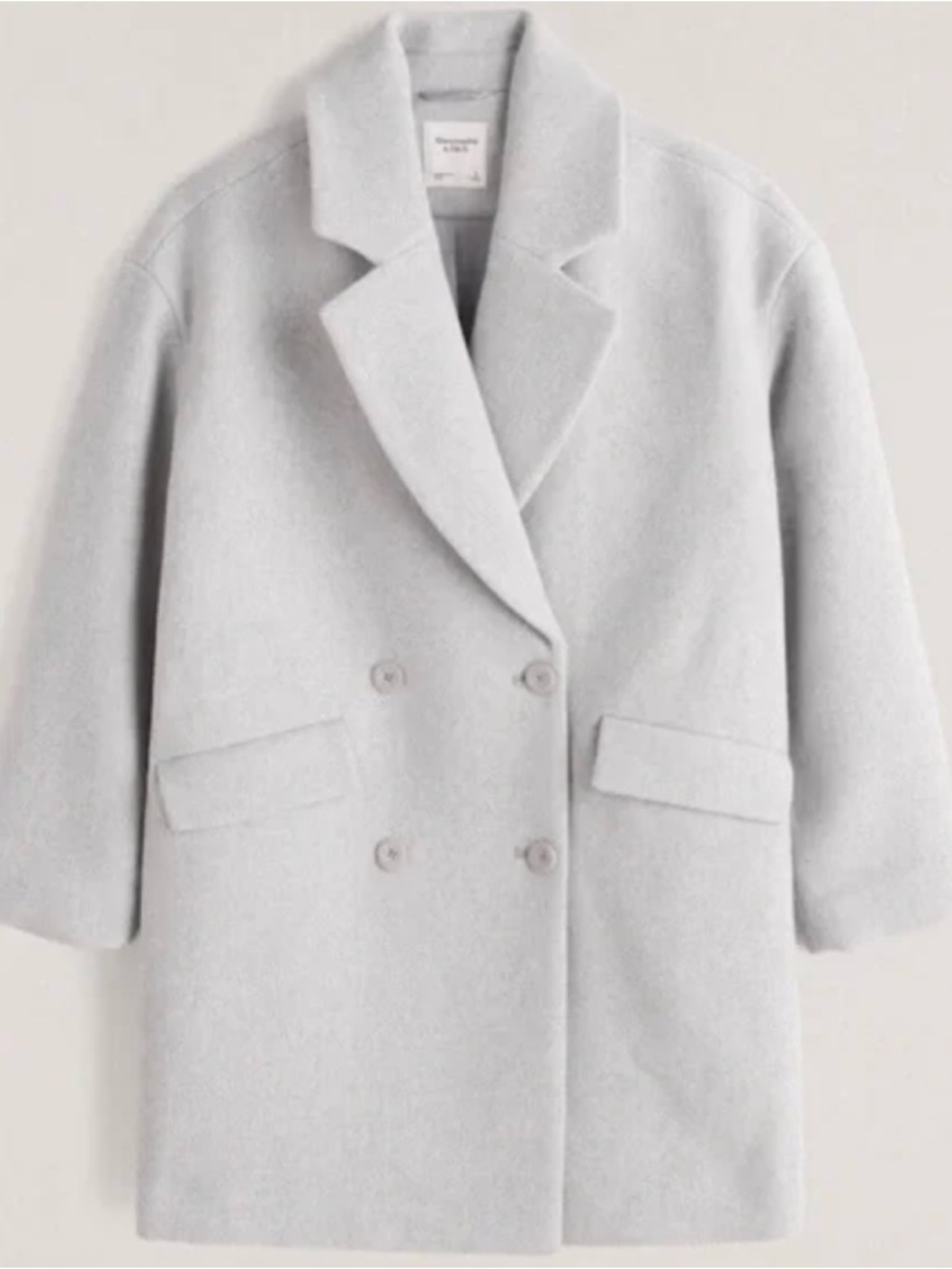 Abercrombie & Fitch wool blend oversized dad coat xxs